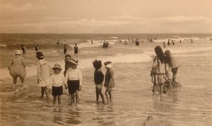 Enfants au Bain、チルドレンバス、c1900。