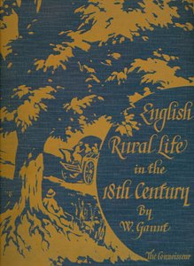18世紀のイギリスの田舎暮らし、表紙、1925年 作： Unbekannt