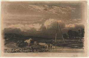 1800年代のジュールデュプレ後のイングリッシュビュー。 作： Unbekannt