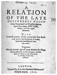 英語のニュースブック、1622 1956
