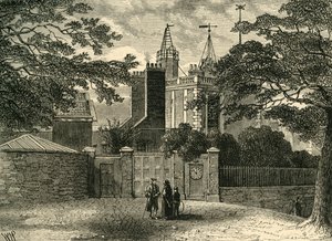 グリニッジ天文台への入り口、1840年、c1878。 作： Unbekannt