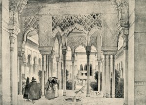 ライオンズコートへの入口、c1830、1907。 作： Unbekannt