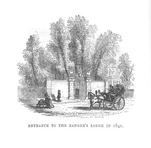 1841年にレンジャーズロッジへの入り口、c1870 作： Unbekannt