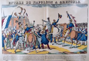 ナポレオンのグルノーブルへの入り口、1815年3月、19世紀 作： Unbekannt