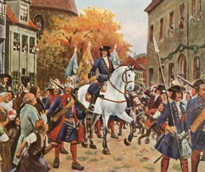 スペイン継承戦争、1712年、1936年、レオポルド1世がデッサウに侵入。
