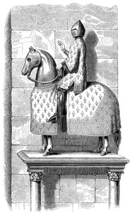 フィリップルベル王の騎馬像、1575年1849年