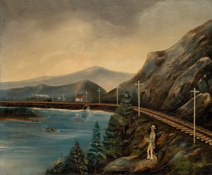 19世紀のエリー鉄道。 作： Unbekannt