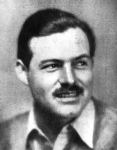 アーネストヘミングウェイ1899〜1961年、アメリカの小説家、20世紀初頭 作： Unbekannt