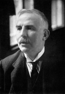 アーネストラザフォード1871-1937、ノーベル賞受賞の原子物理学者、c1908