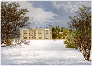 バロネットウィルソンの本拠地、ヨークシャーのエシュトンホール、c1880 作： Unbekannt