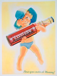 Essolubeモーターオイル広告、1935 作： Unbekannt