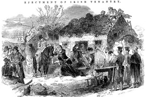 アイルランドの農民を追放、1848年