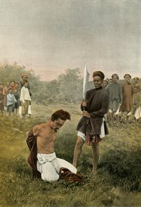 死刑執行、死刑、1900年。 作： Unbekannt
