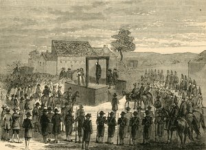 ティバーンでのフェレール卿の処刑、1760年、1876年。 作： Unbekannt