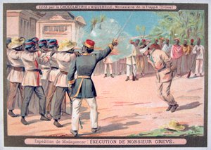 「ムッシュ・グレーヴの処刑」、マダガスカル、1883～1896年 作： Unbekannt