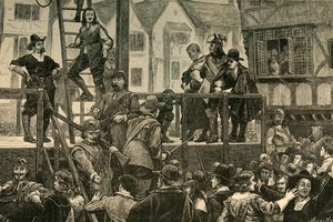 TomkinsとChallonerの処刑、1897年。 作： Unbekannt