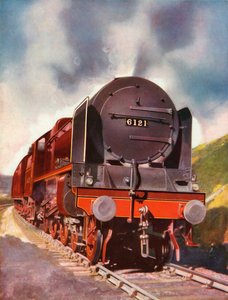 ロイヤルスコット4-6-0クラスの1935-36の高速旅客機関車。 作： Unbekannt