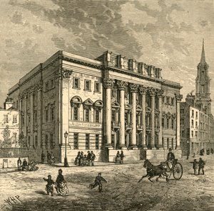 ゴールドスミスホールの外観、1897年。 作： Unbekannt
