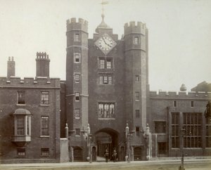 セントジェームズパレス、ロンドンの外観、1887年。 作： Unbekannt