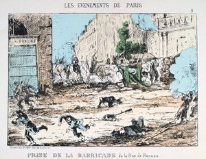パリコミューンの崩壊、1871 作： Unbekannt
