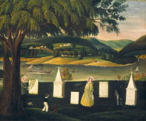 家族の埋葬地、c。 1840年。 作： Unbekannt