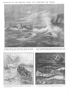 1912年4月20日、有名な過去の残骸：海でのいくつかの歴史的災害。 作： Unbekannt