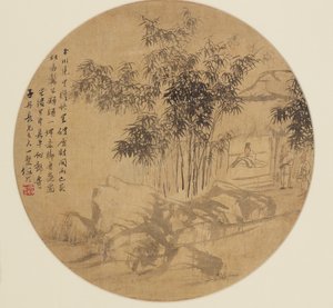 扇画 - 風景、19世紀、1801-1900年 作： Unbekannt