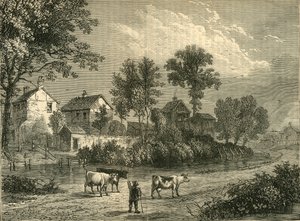 リージェンツパークの農場、1750、c1876。 作： Unbekannt