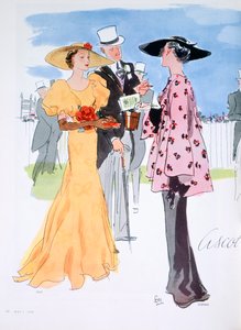 ファッションイラスト、1935 作： Unbekannt
