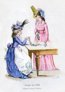 1792年のファッション1882-1884 作： Unbekannt