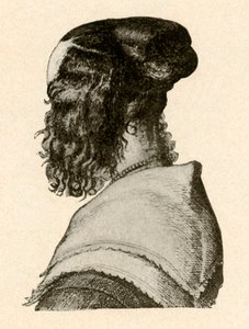 ヘアドレッシングのファッショナブルなスタイル、チャールズIおよびIIの治世、c1620-1680、1937。 作： Unbekannt