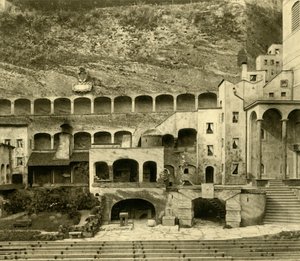 オーストリア、ザルツブルグ、フェルゼンライチュレのファウストタウン、c1935。 作： Unbekannt