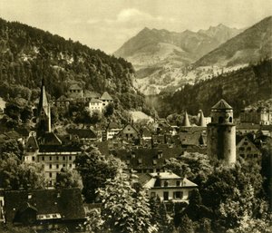 フェルトキルヒ、フォアアールベルク、オーストリア、c1935。