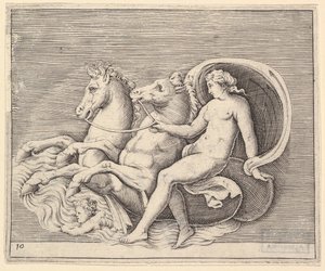 2つのタツノオトシゴの女性ヌード、ca。を公開。 1599-1622。