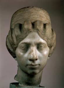 女性の肖像画の頭、シリアの女性、160-170 作： Unbekannt