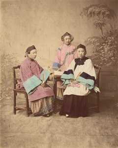 ランクショー・ガールズ、1870年代。