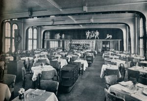 ビクトリア州のファーストクラスダイニングサロン、1931年