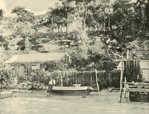 フィッシャーマンズハット、コモ、1901年。 作： Unbekannt