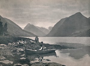 Fjaerlandsfjord、1914年。 作： Unbekannt