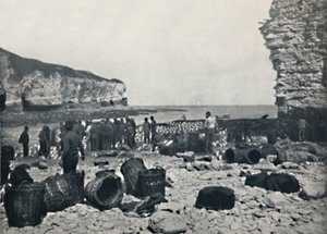 Flamborough-1895年に働く漁師 作： Unbekannt