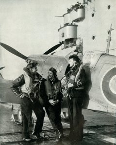 艦隊の空軍パイロット、1943年。