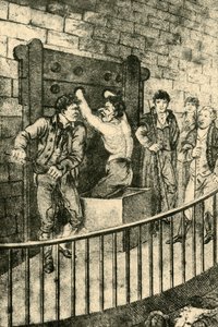 オールドベイリーでのむち打ち、1809年、1925年。 作： Unbekannt
