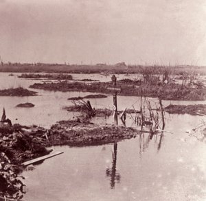 洪水、フランダース、ベルギー、c1914-c1918 作： Unbekannt