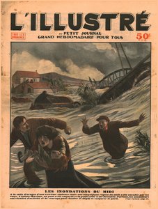 1932年南フランスの洪水。 作： Unbekannt