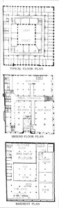 フロアプラン、SW Straus＆Co Building、イリノイ州シカゴ、1924 作： Unbekannt