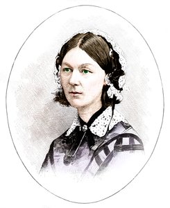 フローレンス・ナイチンゲール1820-1910、イギリスの看護師 作： Unbekannt