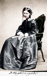 フローレンスナイチンゲール、イギリスの看護師および病院改革者、1854年 作： Unbekannt