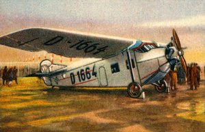 フォッケウルフA28ハビヒト飛行機、1920年代、1932年。