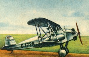 フォッケウルフS 24 Aキービッツ複葉機、1920年代、1932年。 作： Unbekannt