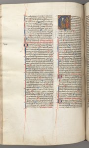 フォル。 227v、詩篇80、初期Eを歴史化、デイビッドは地獄のカリヨンを打つ、c。 1275-1300。 作： Unbekannt